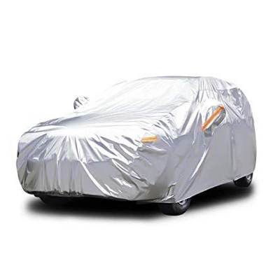 Picture of Accessories Car Body Cover UV Shade Dust Sun Auto Full Covers Light Silver Cars Outdoor Protector Cover Size S-XL For Sedan SUV