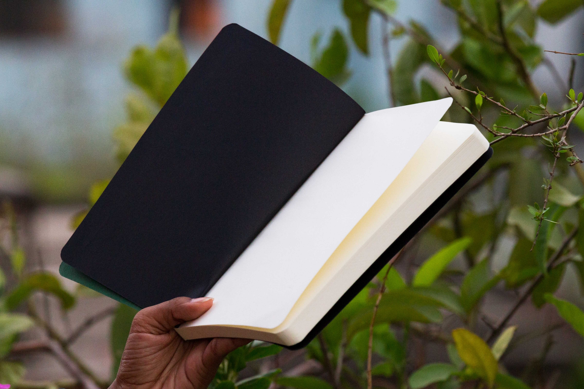 Picture of Daily Journal Green Notebook with Elastic Band