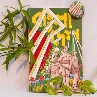 Picture of Bangladesh Notebook (Shohid Minar) with Badge (SN202261991)