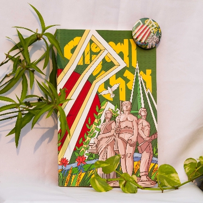 Picture of Bangladesh Notebook (Shohid Minar) with Badge (SN202261991)