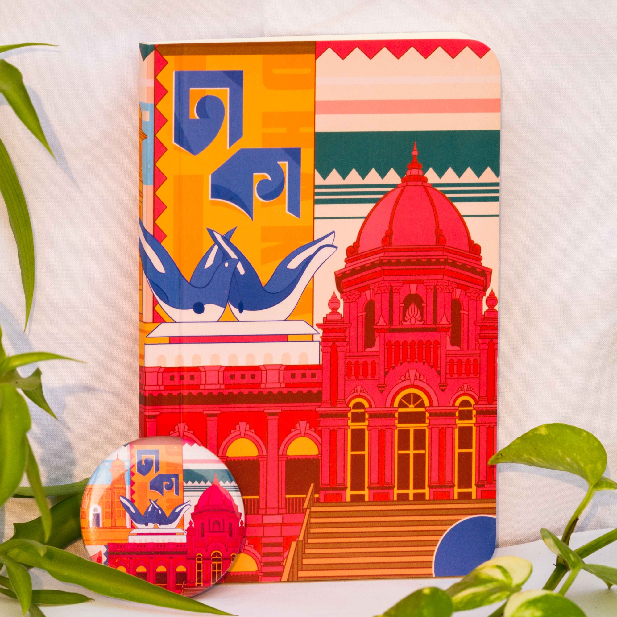 Picture of Dhaka Pocket Book Notebook with Badge (SN202309383)