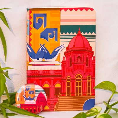 Picture of Dhaka Pocket Book Notebook with Badge (SN202309383)