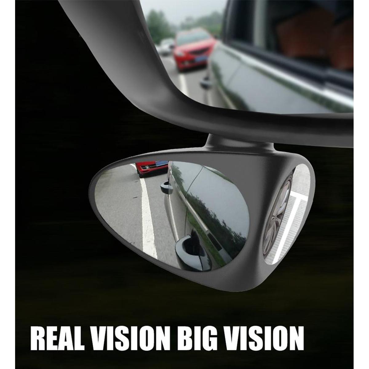 Picture of 1 Piece Car Blind Spot Mirror 360 Degree Convex Rotatable 2 Side Automibile Exterior Rear View Parking Mirror Safety Accessories