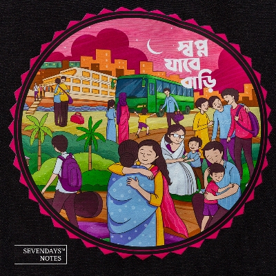 Picture of Shopno Jabe Bari Canvas Tote Bag