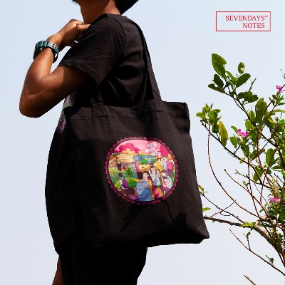 Picture of Shopno Jabe Bari Canvas Tote Bag