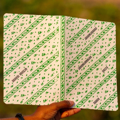 Picture of Dhakai Muslin Green Notebook (SN202403387)