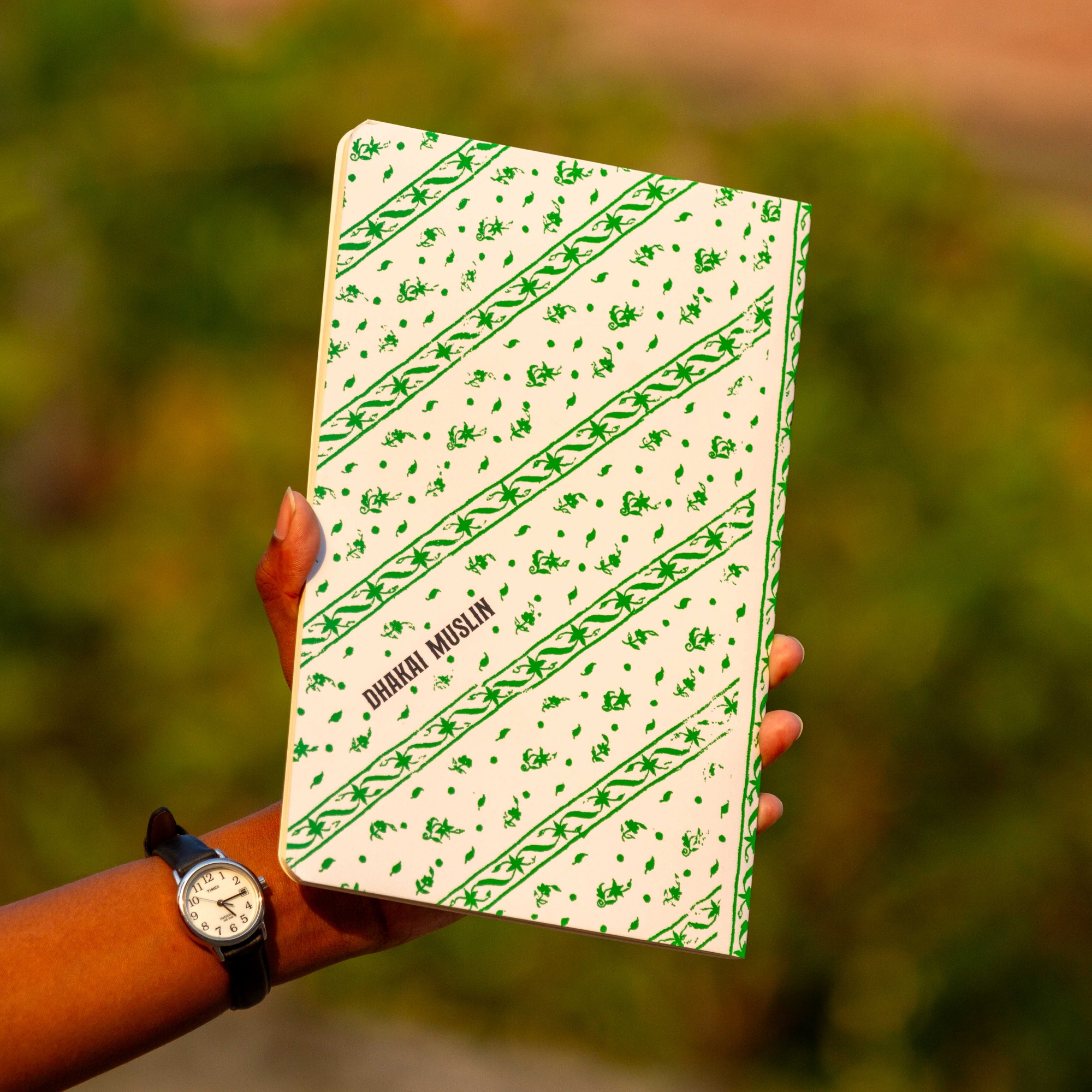 Picture of Dhakai Muslin Green Notebook (SN202403387)