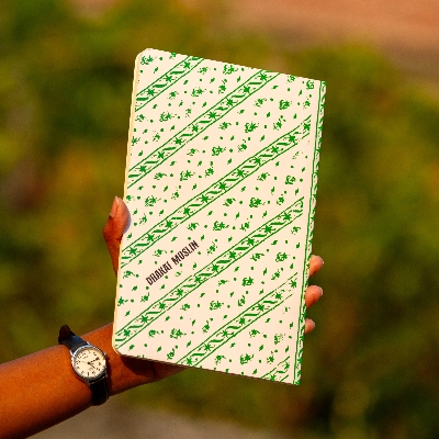 Picture of Dhakai Muslin Green Notebook (SN202403387)
