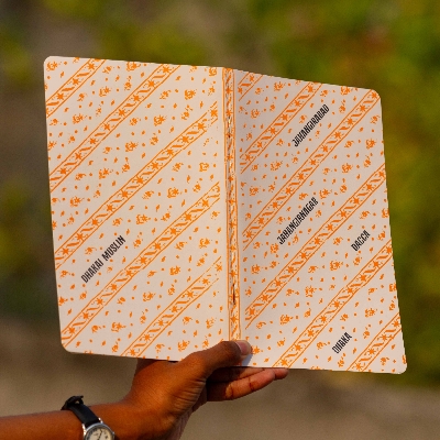 Picture of Dhakai Muslin Orange Notebook (SN202403387)