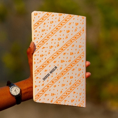 Picture of Dhakai Muslin Orange Notebook (SN202403387)