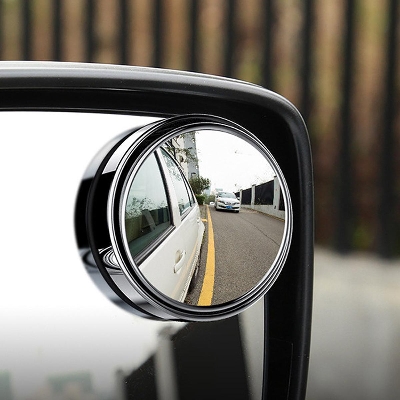 Picture of Car 360 Wide Angle Round Convex Mirror Car Vehicle Side Blindspot Blind Spot Mirror Wide Rear View Mirror Small Round Mirror