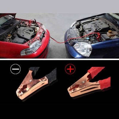 Picture of Car Jumper Battery Cables 2M 500AMP Booster Cable Emergency for Car VanTruck Terminals Jump Starter Leads Clip