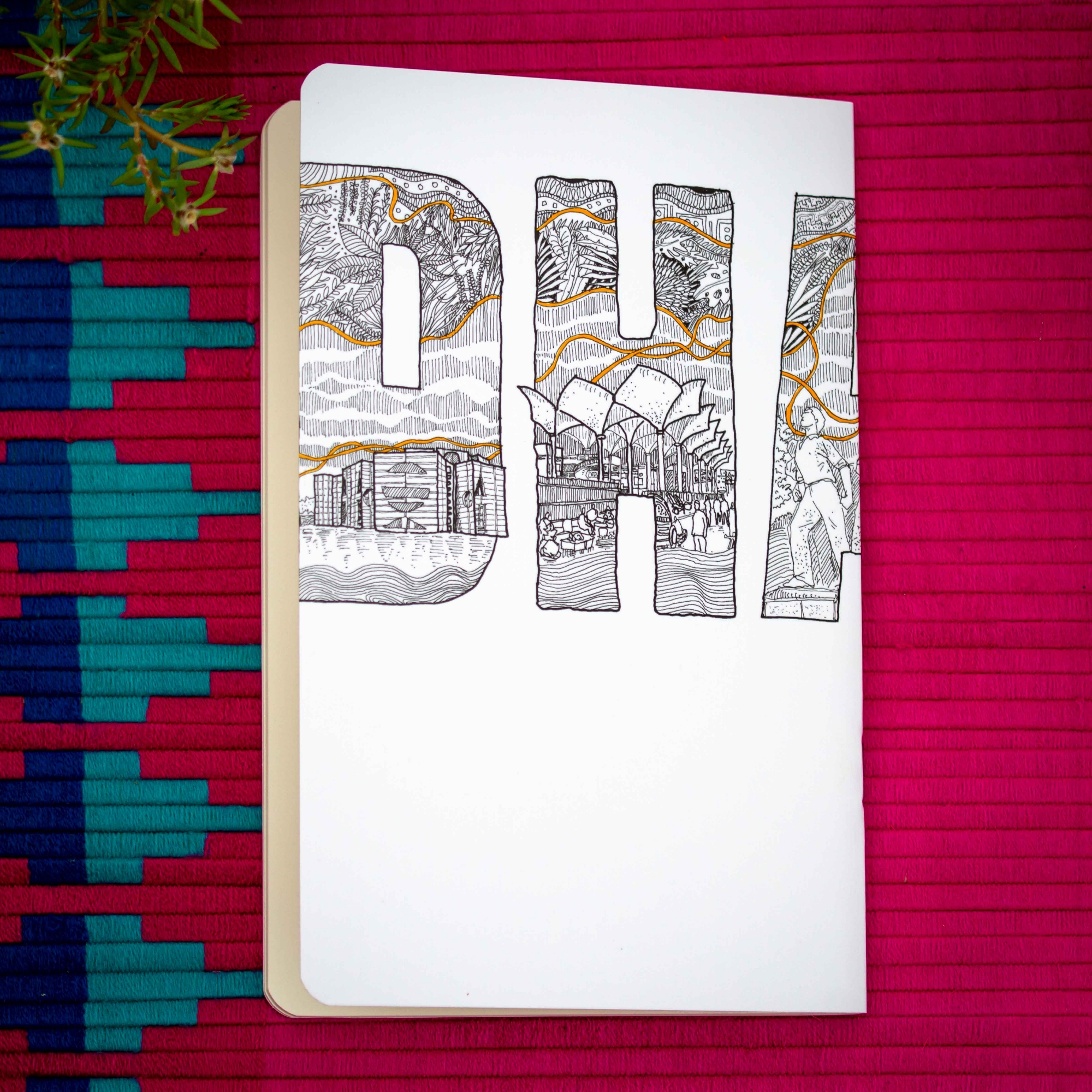 Picture of Dhaka (Yellow Line) Notebook (SN202404387)