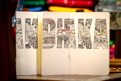 Picture of Dhaka (Red, Yellow, Green Line) Notebook (SN202404387) 3-Pack