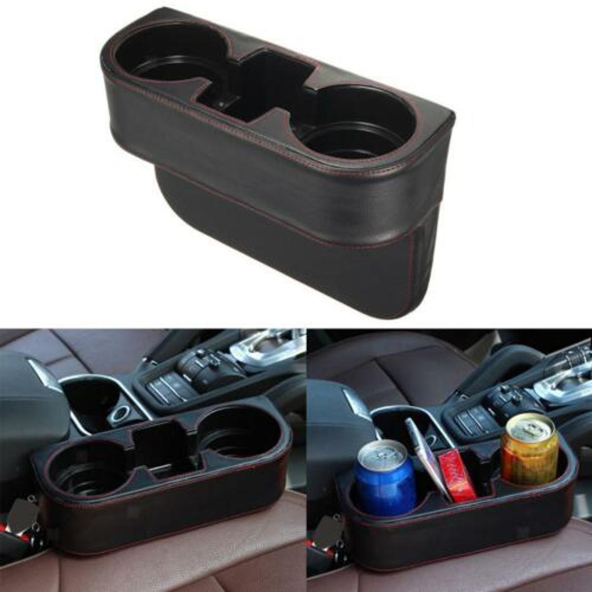 Picture of PU Leather Car Seat Side Drinks Holder