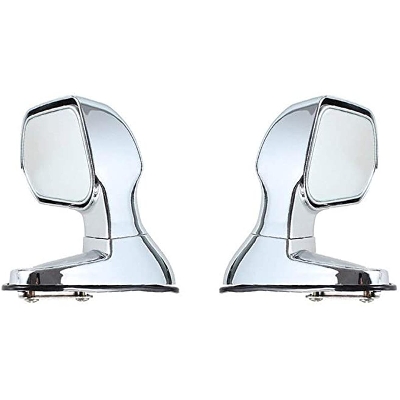 Picture of 2 Pcs Car Blind Spot Mirrors Silver Color Side Rear View Flat Mirror Auto Accessories Wide Angle Rear Mirrors
