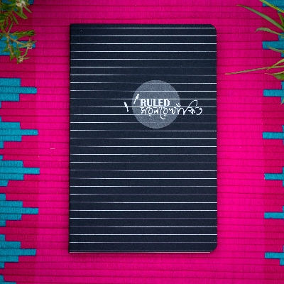 Picture of Ruled Rekhakito Black Lined Notebook (SN202405389)