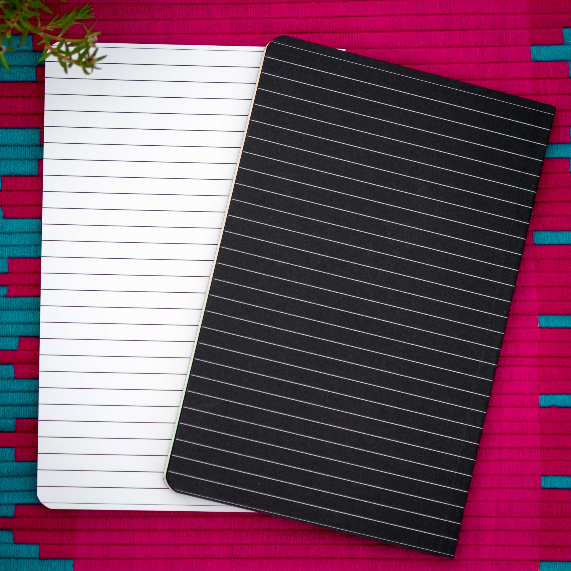 Picture of Ruled Rekhakito Black & White Lined Notebook (SN202405389) 2-Pack