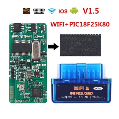 Picture of OBD V2.1 V1.5 mini ELM327 OBD2 wireless Automatic Scanner OBDII 2 Car ELM 327 Tester Diagnostic Tool