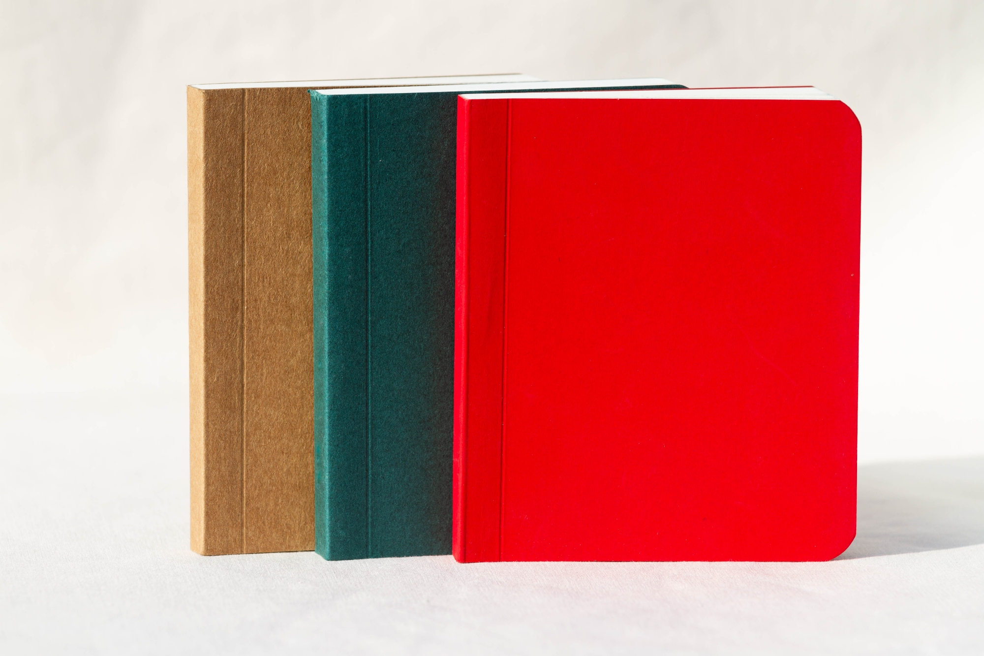 Picture of Tiny Sketchbook Series Red, Green & Kraft Notebook 3-Pack