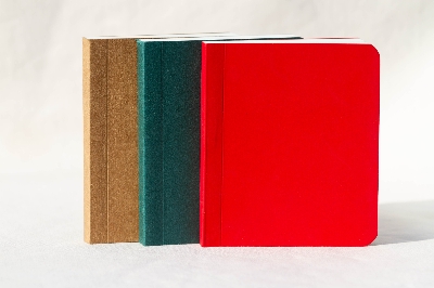 Picture of Tiny Sketchbook Series Red, Green & Kraft Notebook 3-Pack