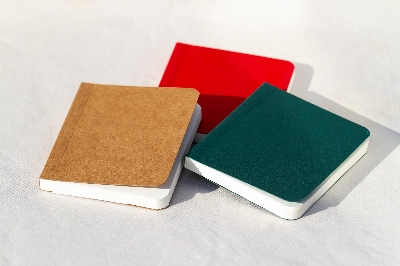 Picture of Tiny Sketchbook Series Red, Green & Kraft Notebook 3-Pack