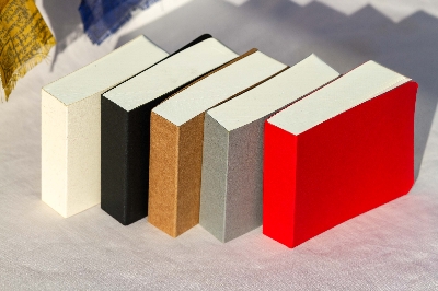 Picture of Slip Pad Series Black, Grey, Kraft, Red, Texture White Notebook 5-Pack