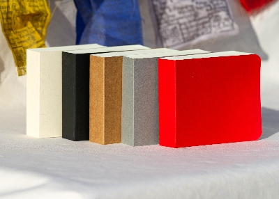 Picture of Slip Pad Series Black, Grey, Kraft, Red, Texture White Notebook 5-Pack