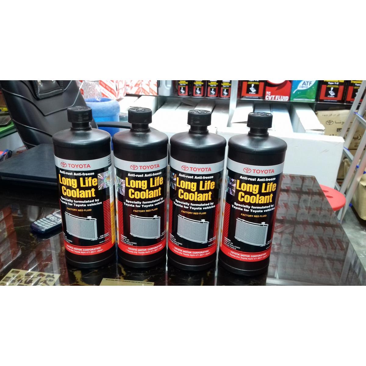 Picture of Toyota Radiator Coolant - Red Fluid 4 Litter (Made in USA)