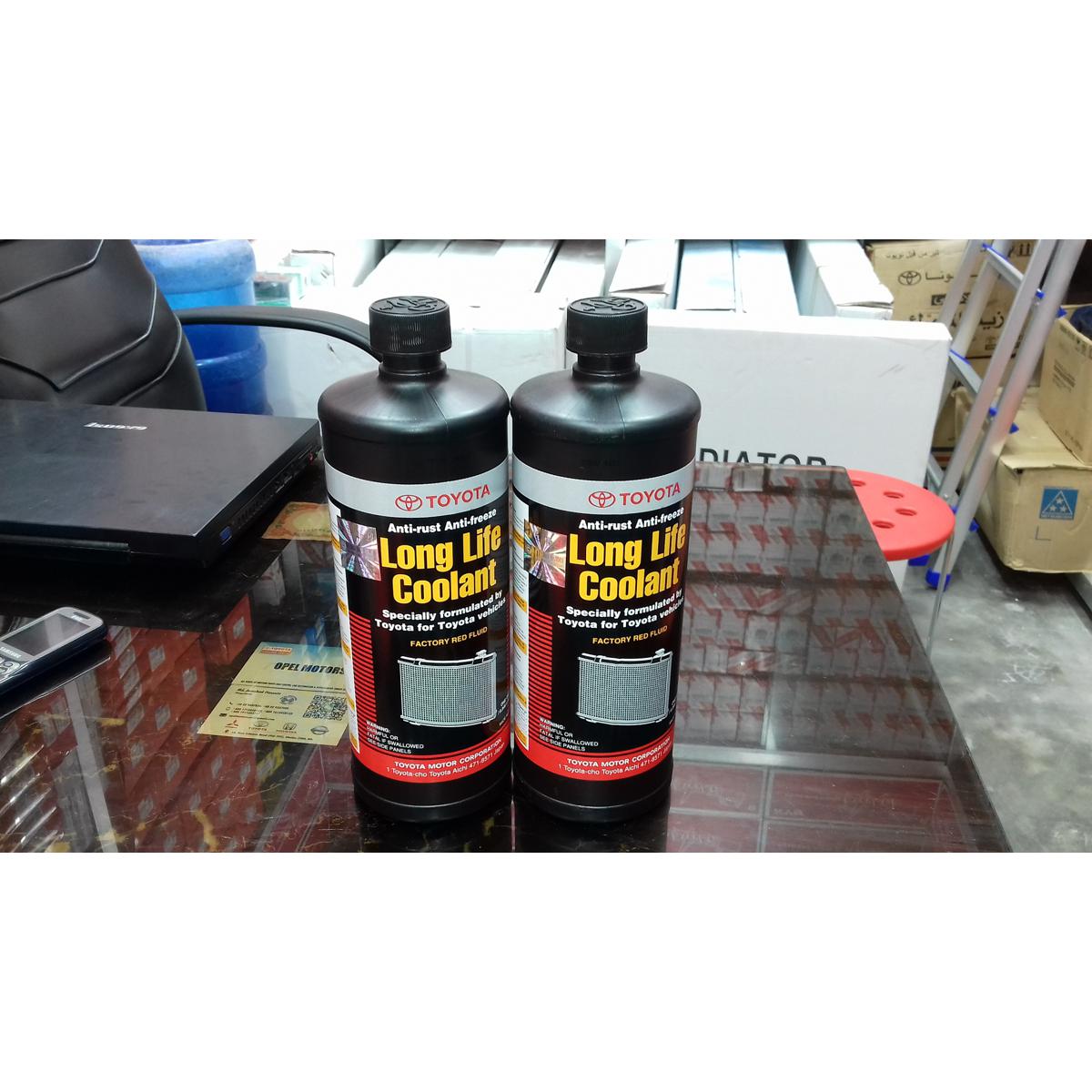 Picture of Toyota Radiator Coolant - Red Fluid 2 Litter (Made in USA)