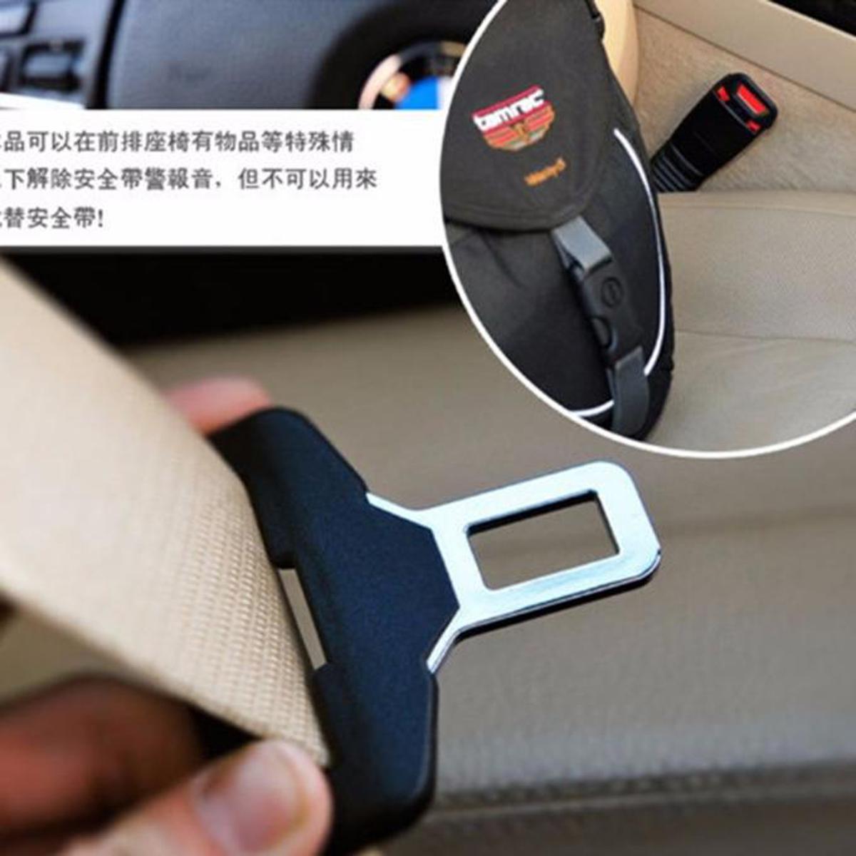Picture of Car Safety Belt Clip with Bottle Openers - Black