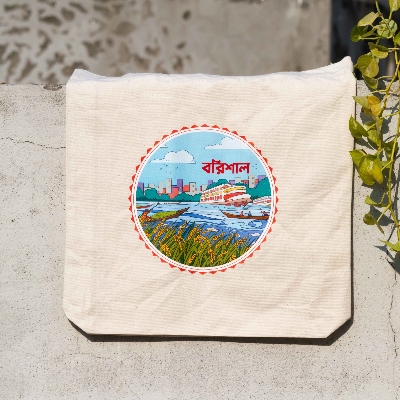 Picture of Sevendays Barishal (Round) Canvas Tote Bag