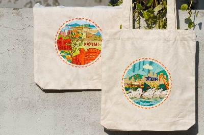 Picture of Sevendays Chattogram (Heritage & Ocean) (Round) Canvas Tote Bag 2-Pack