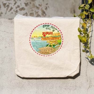 Picture of Sevendays Khulna (Round) Canvas Tote Bag