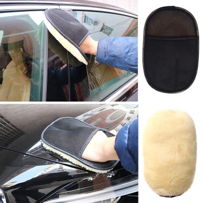 Picture of Soft car care hand gloves