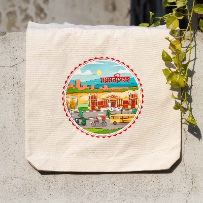 Picture of Sevendays Mymensingh (Round) Canvas Tote Bag