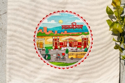 Picture of Sevendays Mymensingh (Round) Canvas Tote Bag
