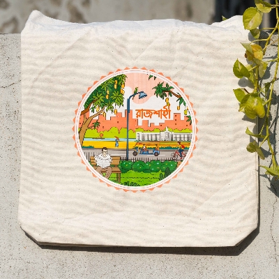 Picture of Sevendays Rajshahi (Round) Canvas Tote Bag