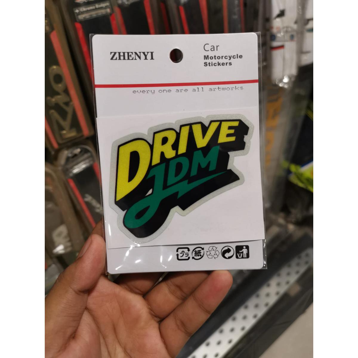 Picture of car premium quality sticker