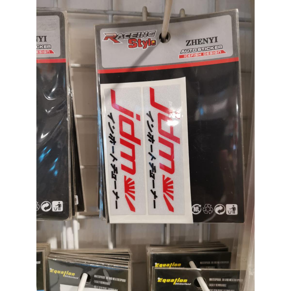 Picture of car premium quality stickers