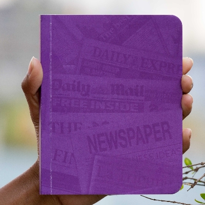 Picture of News Cover Purple Workbook Notebook (SN20201126)