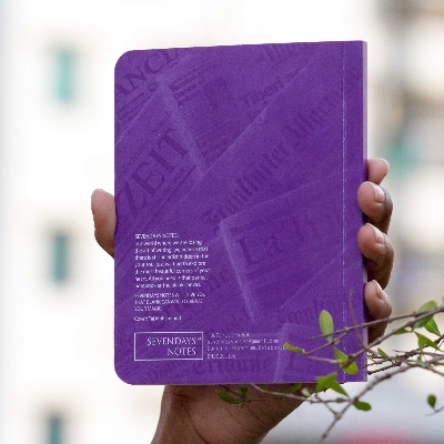 Picture of News Cover Purple Workbook Notebook (SN20201126)