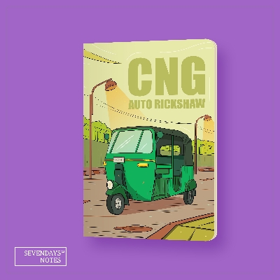 Picture of CNG Auto Rickshaw Notebook (SN202405397)
