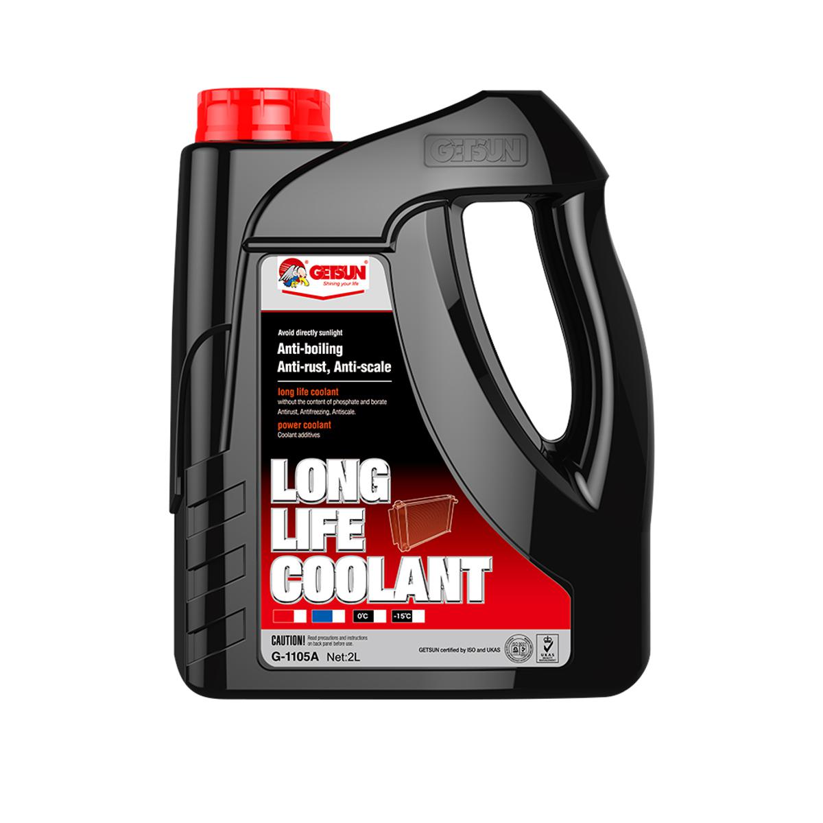 Picture of long life coolant get sun red colour