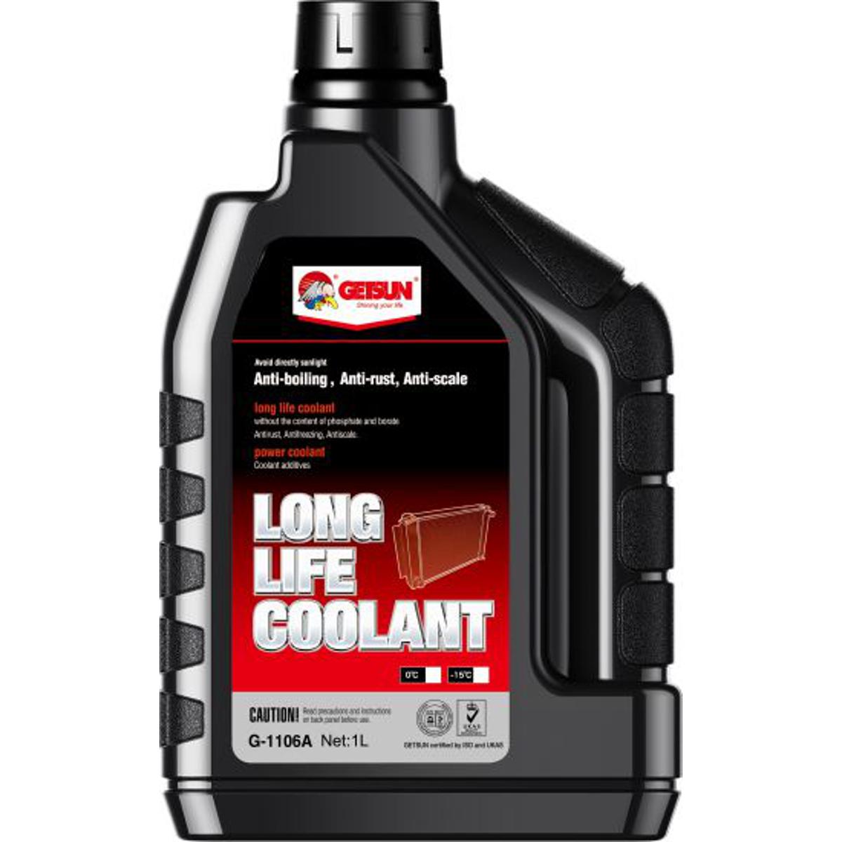 Picture of long life coolant get sun red colour 1 liter
