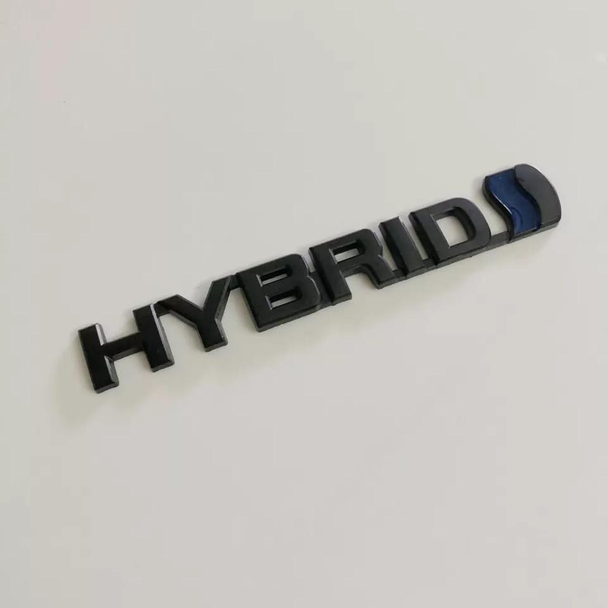Picture of Hybrid car logo sticker.( not metal)