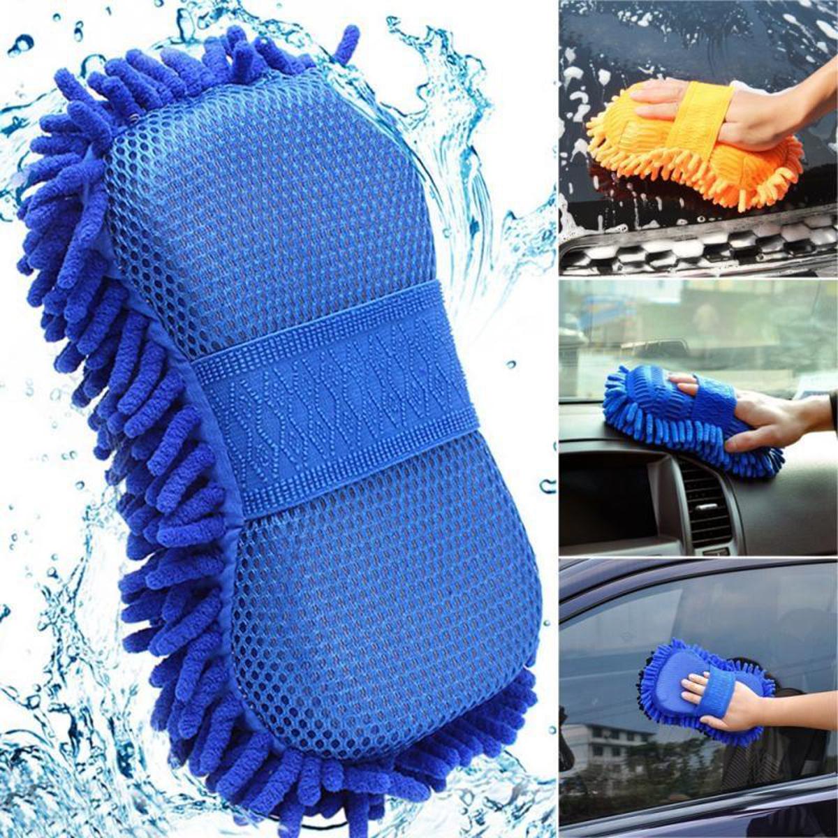 Picture of Car Cleaning Sponge Microfiber Motorcycle Washer Car Care Cleaning - super soft