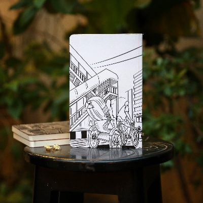 Picture of Work Size Dhaka (Line) White Lined Notebook (SN202309382)