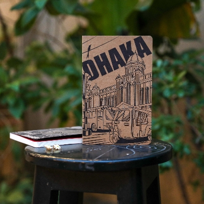 Picture of Work Size Dhaka (Line) Kraft Lined Notebook (SN202309382)