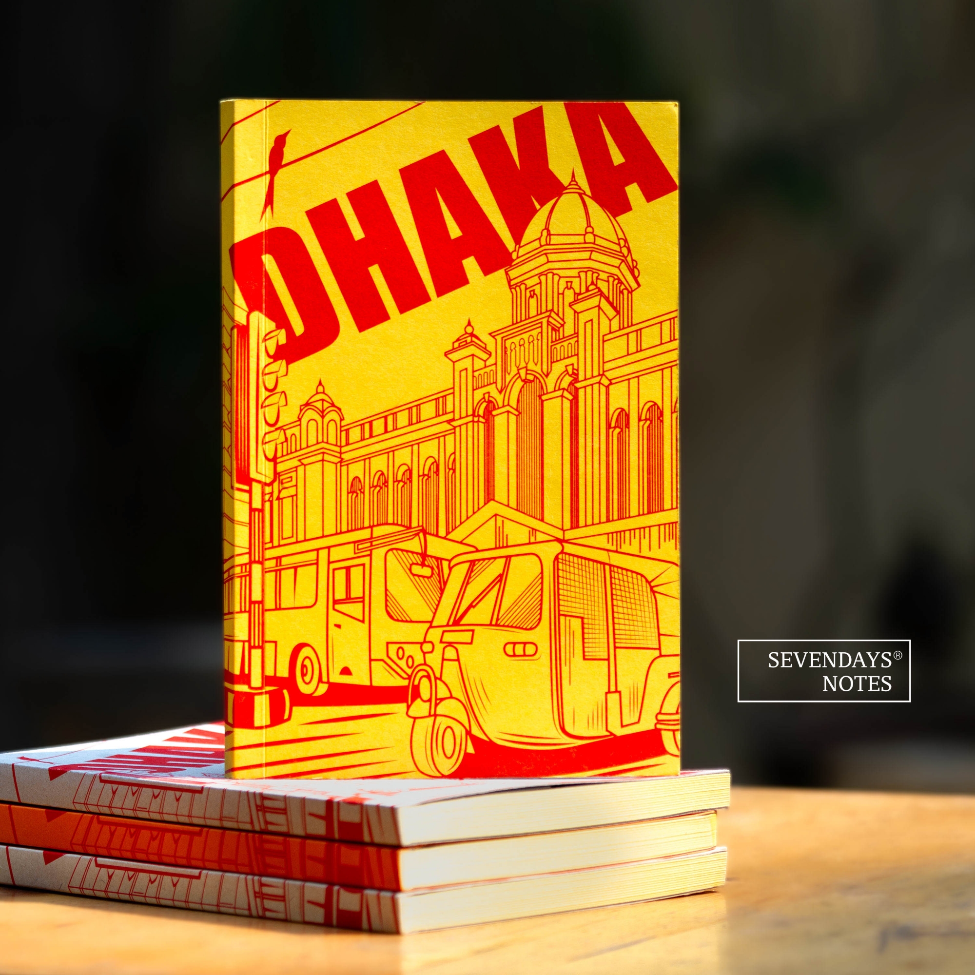 Picture of Work Size Dhaka (Line) Yellow Lined Notebook (SN202309382)